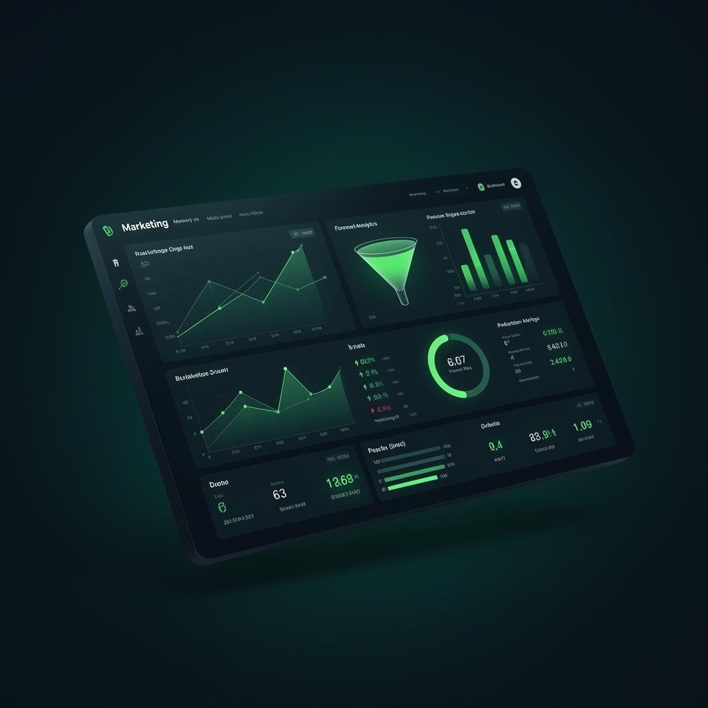 Digital marketing dashboard preview